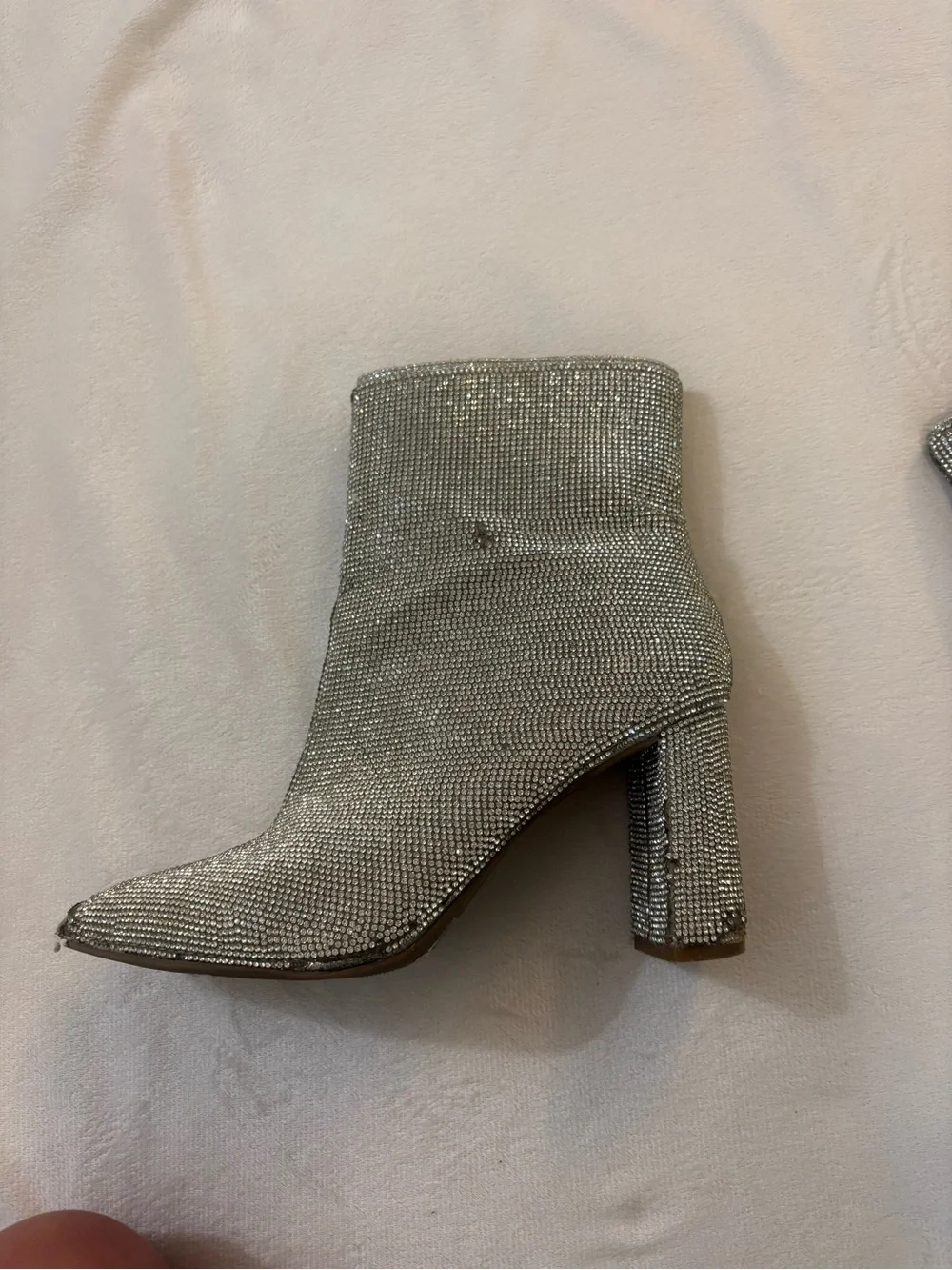 INC rhinestone ankle boots - Picture 5 of 7